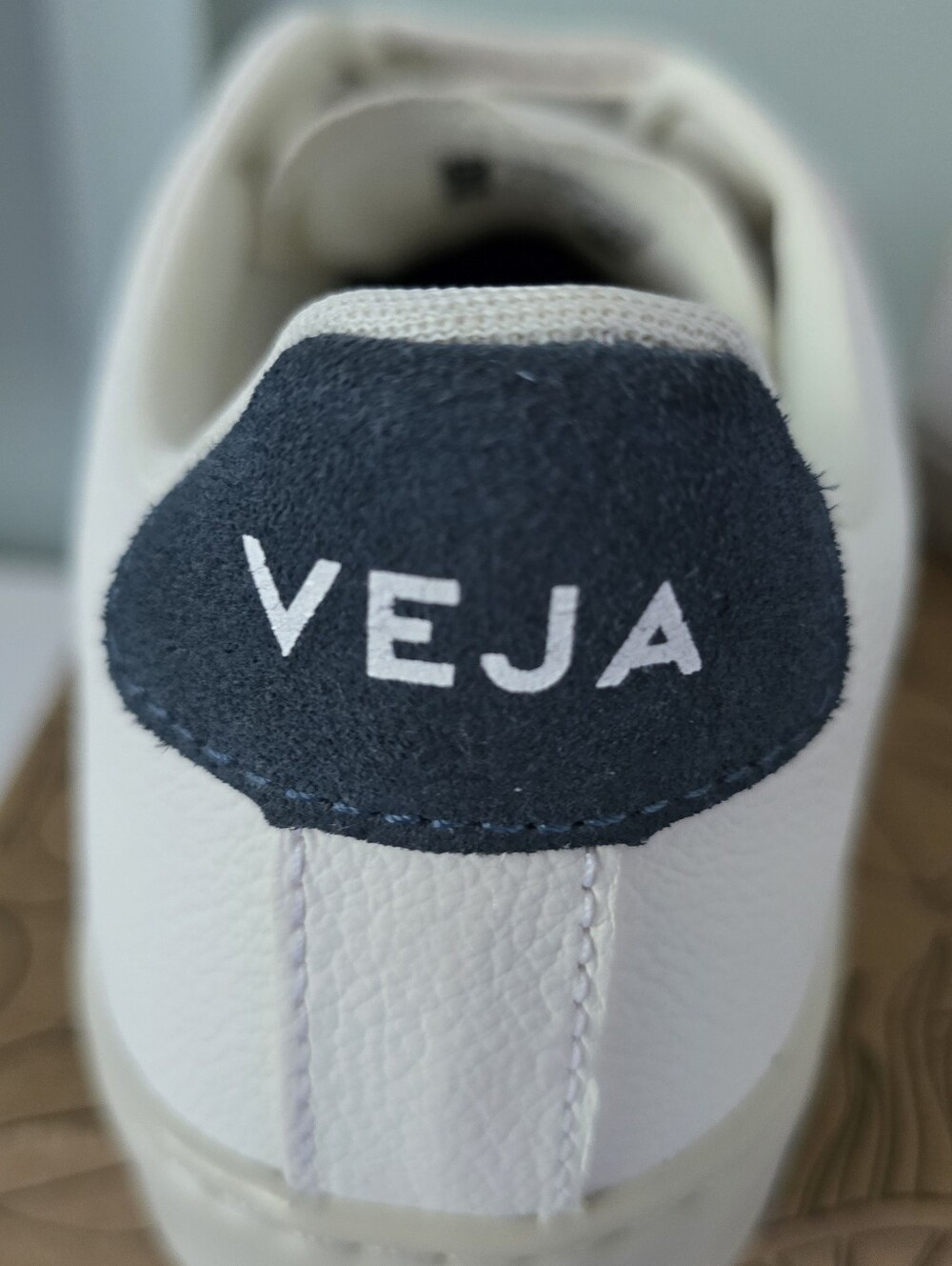VEJA Kids Esplar Sneakers - With White Blue Accent Velcro Straps Wide Toe Box - Picture 11 of 13